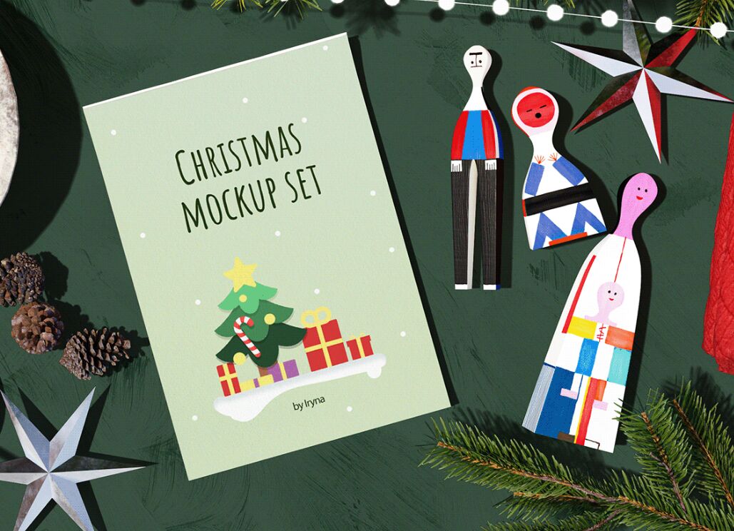 Free Christmas mockups